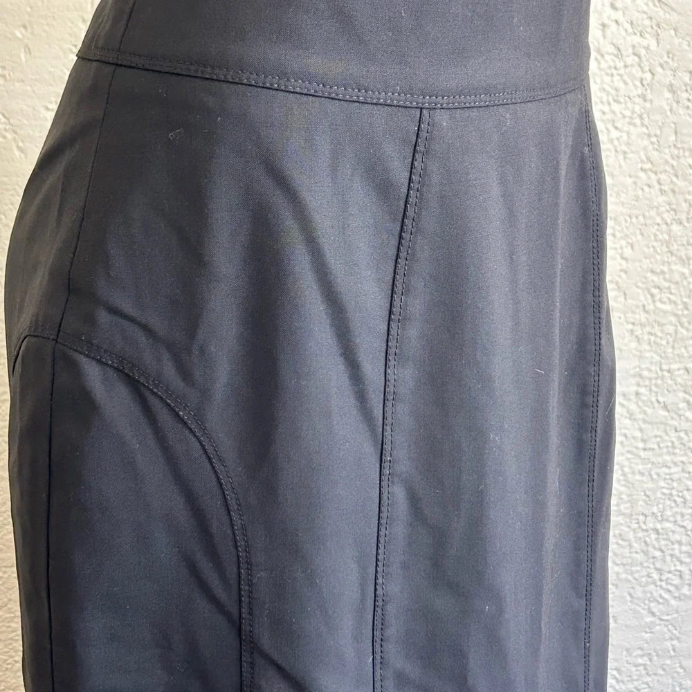 BURBERRY London black pencil skirt SZ 8 - Picture 3 of 9